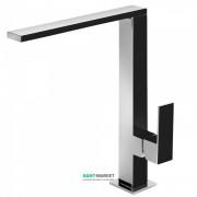Змішувач для кухні Tres Top Tres colors одноважільний чорний/хром 606486