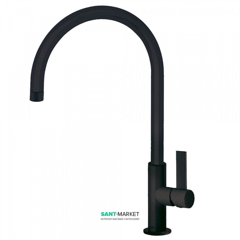 Смеситель для кухни Tres Class-Tres однорычажный черный матовый 20544001NM