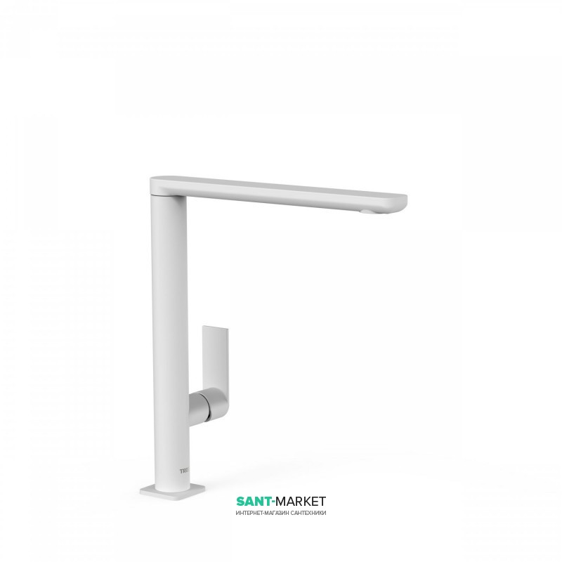 Змішувач для кухні Tres Eco-tres одноважільний білий матовий 20044001BM
