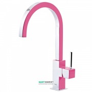 Смеситель для кухни Tres Top Tres colors однорычажный фуксия/хром 130497FU