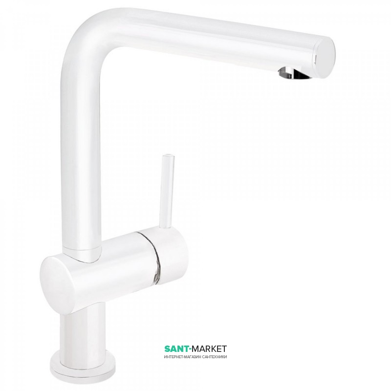 Смеситель для кухни Tres Top Tres colors однорычажный белый матовый 030336BM