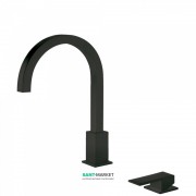 Смеситель для раковины Tres Cuadro сolors консольный однорычажный черный матовый 00610503NM