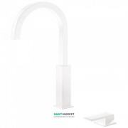 Смеситель для раковины Tres Cuadro сolors консольный однорычажный белый матовый 00610504BM