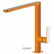 Смеситель для кухни Tres Top Tres colors однорычажный оранжевый/хром 20044001NA