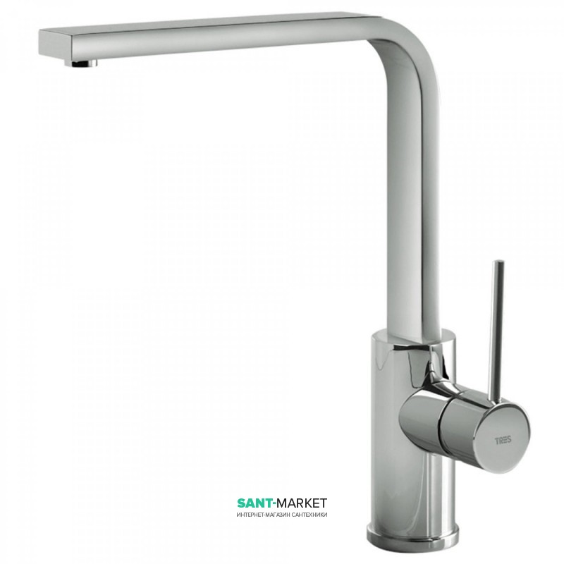 Змішувач для кухні Tres Top-Tres одноважільний хром 162435