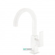 Смеситель для раковины Tres Cuadro сolors однорычажный белый матовый 00660602BM