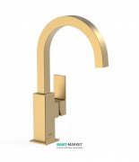 Смеситель для раковины Tres Cuadro сolors однорычажный золото матовый 00660602OM