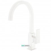 Змішувач для раковини Tres Cuadro colors одноважільний білий матовий 00660702BM