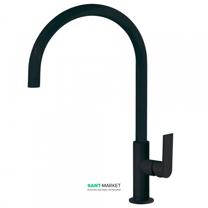 Смеситель для кухни Tres Loft colors однорычажный черный матовый 20044002NM