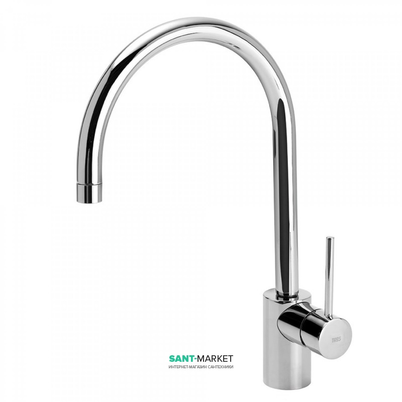 Смеситель для кухни Tres Max-Tres однорычажный хром 162440