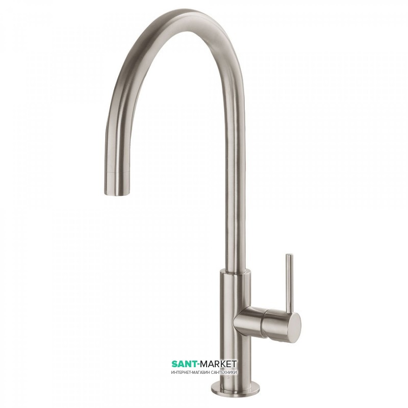 Змішувач для кухні Tres Top Tres colors одноважільний сталь 06254201AC