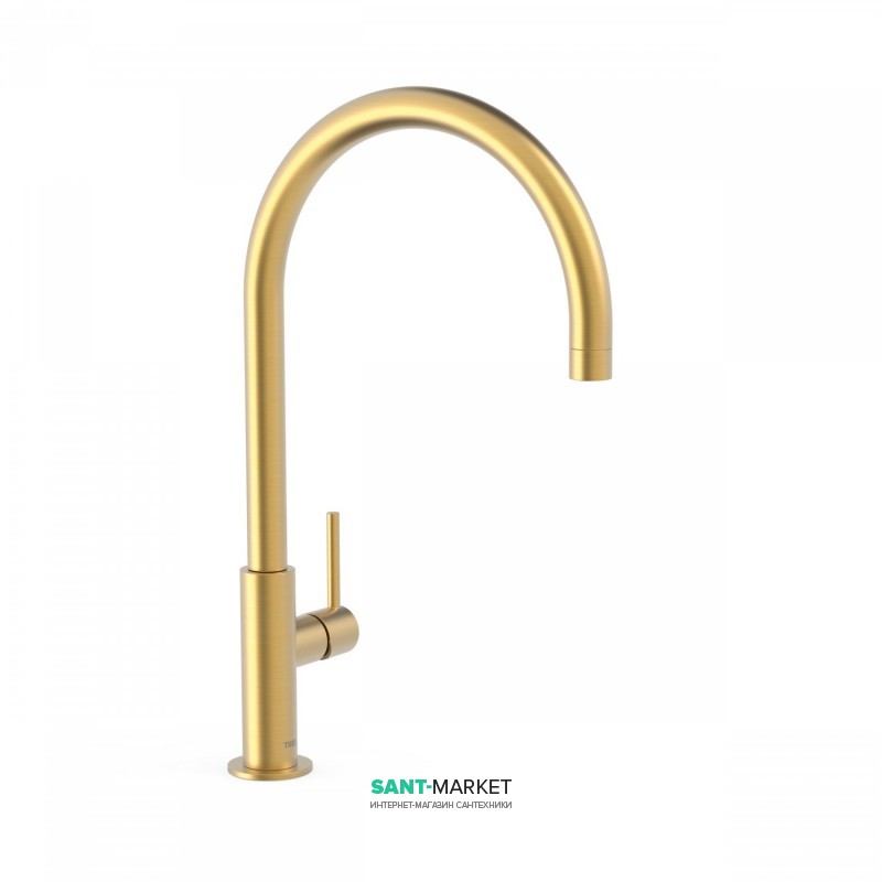 Смеситель для кухни Tres Мах-color однорычажный матовое золото 06254201OM
