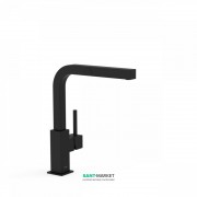 Смеситель для кухни Tres Top Tres colors с выдвижной лейкой черный матовый 006437NM
