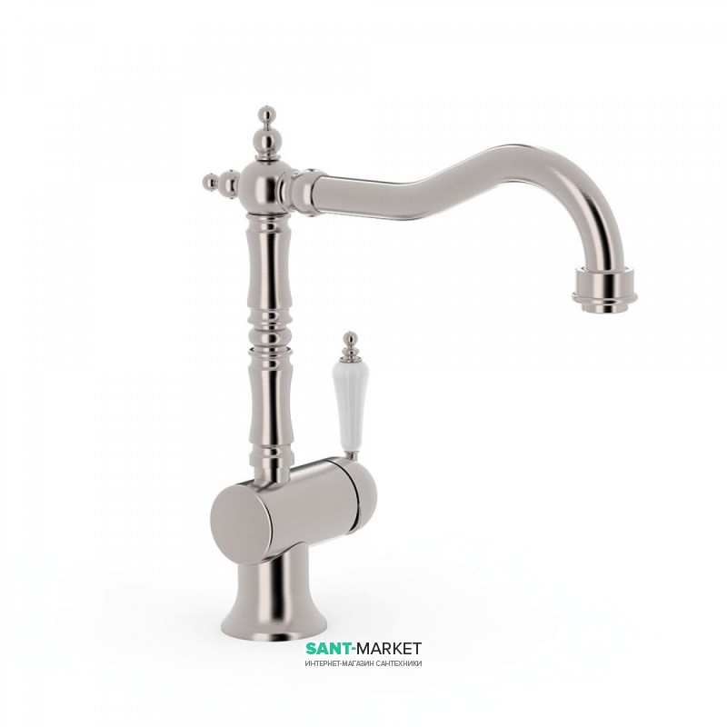 Смеситель для кухни Tres Tres-Сlasic color однорычажный сталь 24234101AC