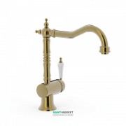 Смеситель для кухни Tres Tres-Сlasic color однорычажный состаренная латунь 24234101LV