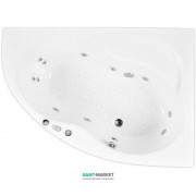 Ванна аэро- и гидромассажная акриловая PoolSpa Mistral 150х105 R правая система Economy 2 белый PHA6C10SO2C0000