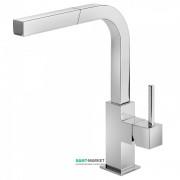 Змішувач для кухні Tres Cuadro Tres з висувною лійкою хром 106437