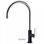 Змішувач для кухні Tres Top Tres colors одноважільний чорний/хром 20044002NE