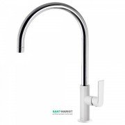 Змішувач для кухні Tres Top Tres colors одноважільний білий/хром 20044002BL