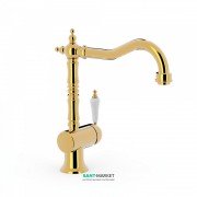 Смеситель для кухни Tres Tres-Сlasic color однорычажный золото 24234101OR