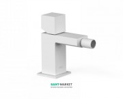 Смеситель для биде Tres Cuadro colors однорычажный белый матовый 00712001BM