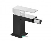 Змішувач для біде Tres Cuadro colors одноважільний чорний/хром 00612001NE