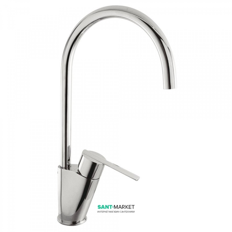 Змішувач для кухні Tres Lex-Tres одноважільний хром 181341