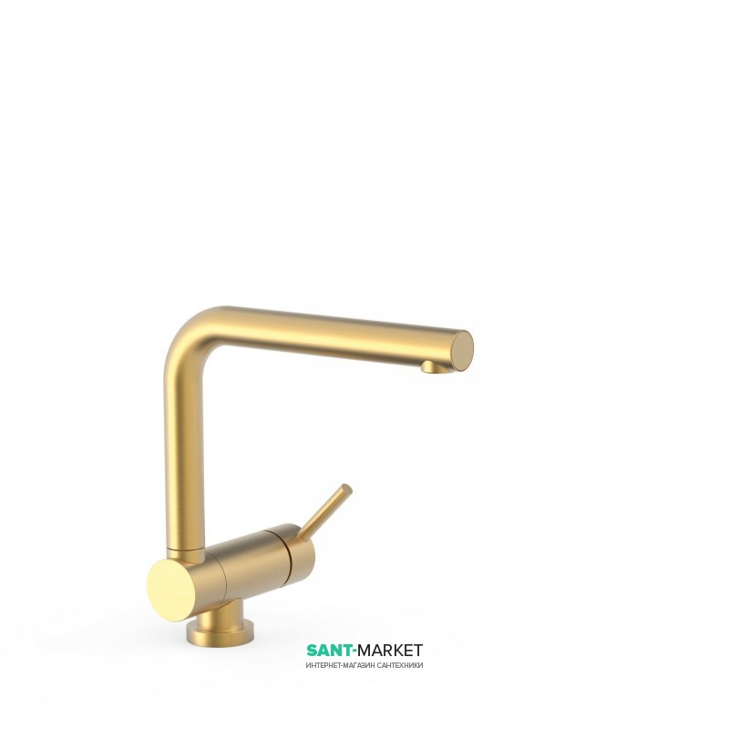 Смеситель для кухни Tres Top Tres colors наклоняемый матовое золото 030335OM