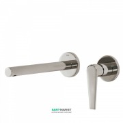 Смеситель для кухни Tres Top Tres colors однорычажный настенный сталь 20520002AC