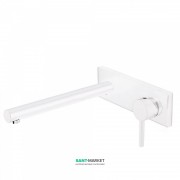 Смеситель для кухни Tres Top Tres colors однорычажный настенный белый матовый 062200BM