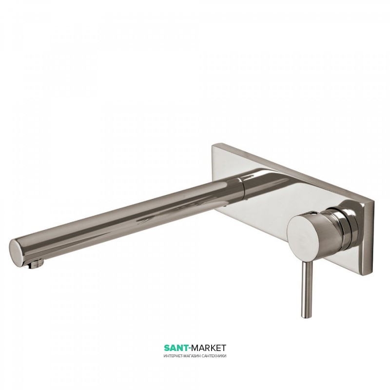 Змішувач для кухні Tres Top Tres colors одноважільний настінний сталь 062200AC