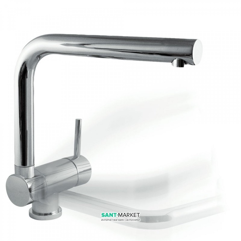 Смеситель для кухни Tres Top-Tres однорычажный наклоняемый хром 130335