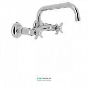 Смеситель для кухни Tres Tres-Сlasic двухвентильный настенный хром 24221501