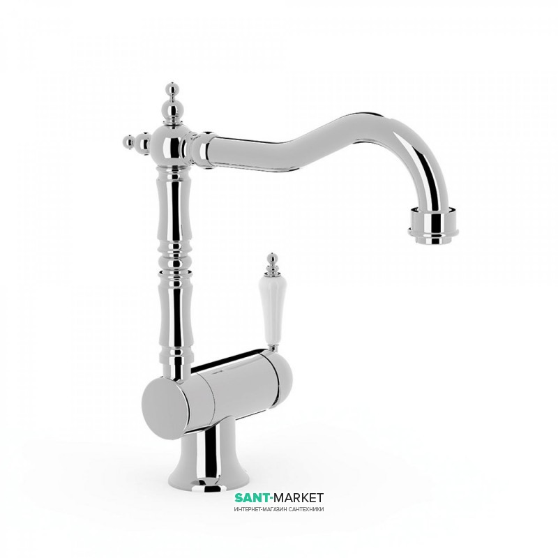 Смеситель для кухни Tres Tres-Сlasic однорычажный наклоняемый хром 24233401