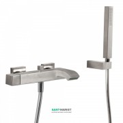 Змішувач для ванної Tres Cuadro colors одноважільний з ручним душем сталь 5071700203