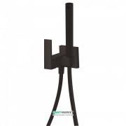 Гігієнічний душ зі змішувачем вбудований Tres Cuadro colors чорний матовий 00612301NM