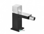 Смеситель для биде Tres Cuadro colors однорычажный черный/хром 00712001NE