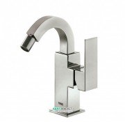 Змішувач для біде Tres Cuadro colors одноважільний з поворотним виливом сталь 00612402AC