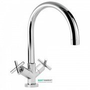 Смеситель для кухни Tres Bimax-Tres двухвентильный хром 163333