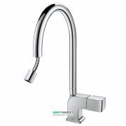 Змішувач для кухні Tres Cub-Tres з висувною лійкою хром 187444