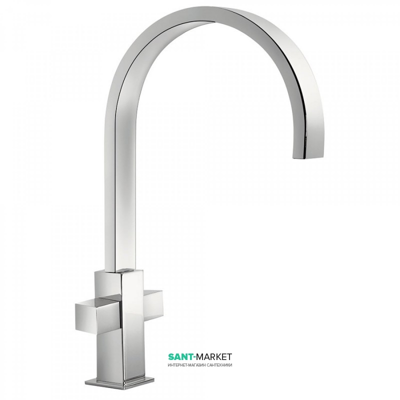 Змішувач для кухні Tres Top-Tres двухвентильний хром 108498