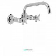 Змішувач для кухні Tres Tres-Сlasic двухвентильний настінний хром 24221501