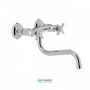 Смеситель для кухни Tres Tres-Сlasic двухвентильный настенный хром 24231001