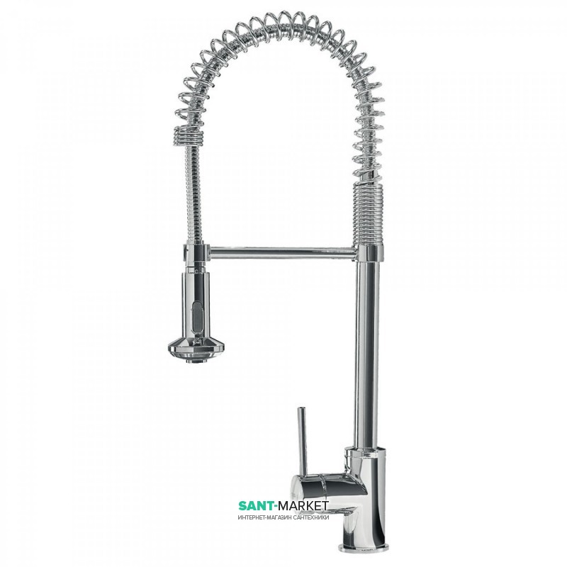 Смеситель для кухни Tres Top-Tres однорычажный с выдвижной лейкой хром 130493