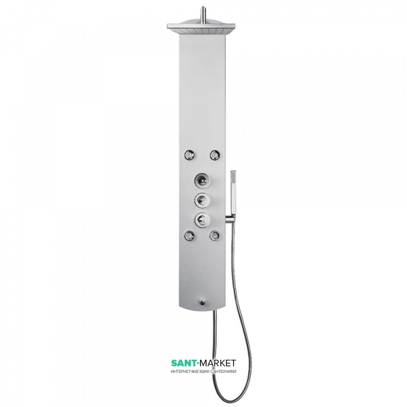 Гидромассажная панель для душа Tres Lex-B анодированное покрытие 193124