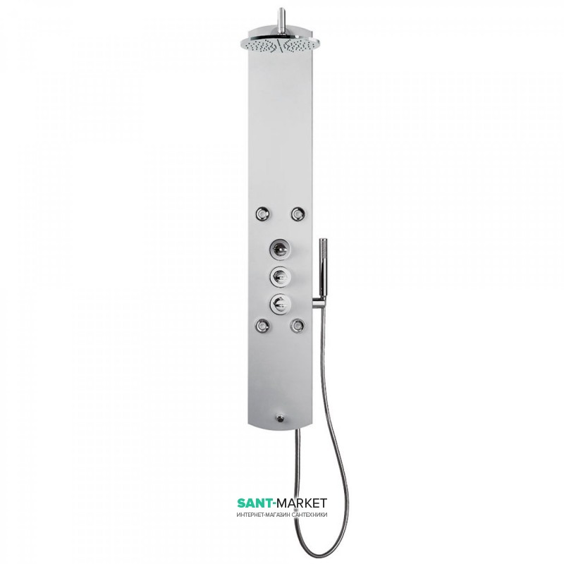 Гидромассажная панель для душа Tres Lex-B анодированное покрытие 193123