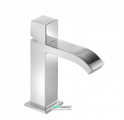 Смеситель для раковины Tres Cuadro Tres однорычажный с каскадным изливом хром 00610102