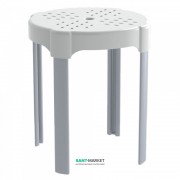 Стул для ванной Tres белый хром 03463628