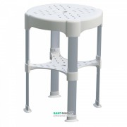 Стул для ванной Tres регулируемый белый хром 03463629