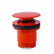 Донный клапан для раковины Tres Click-Clack красный 24284001RO